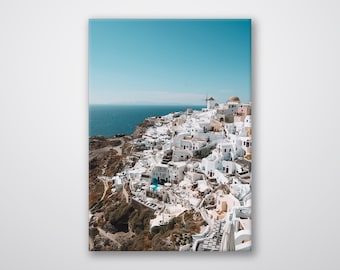 Santorini Greece Art Print: Coastal Wall Art
