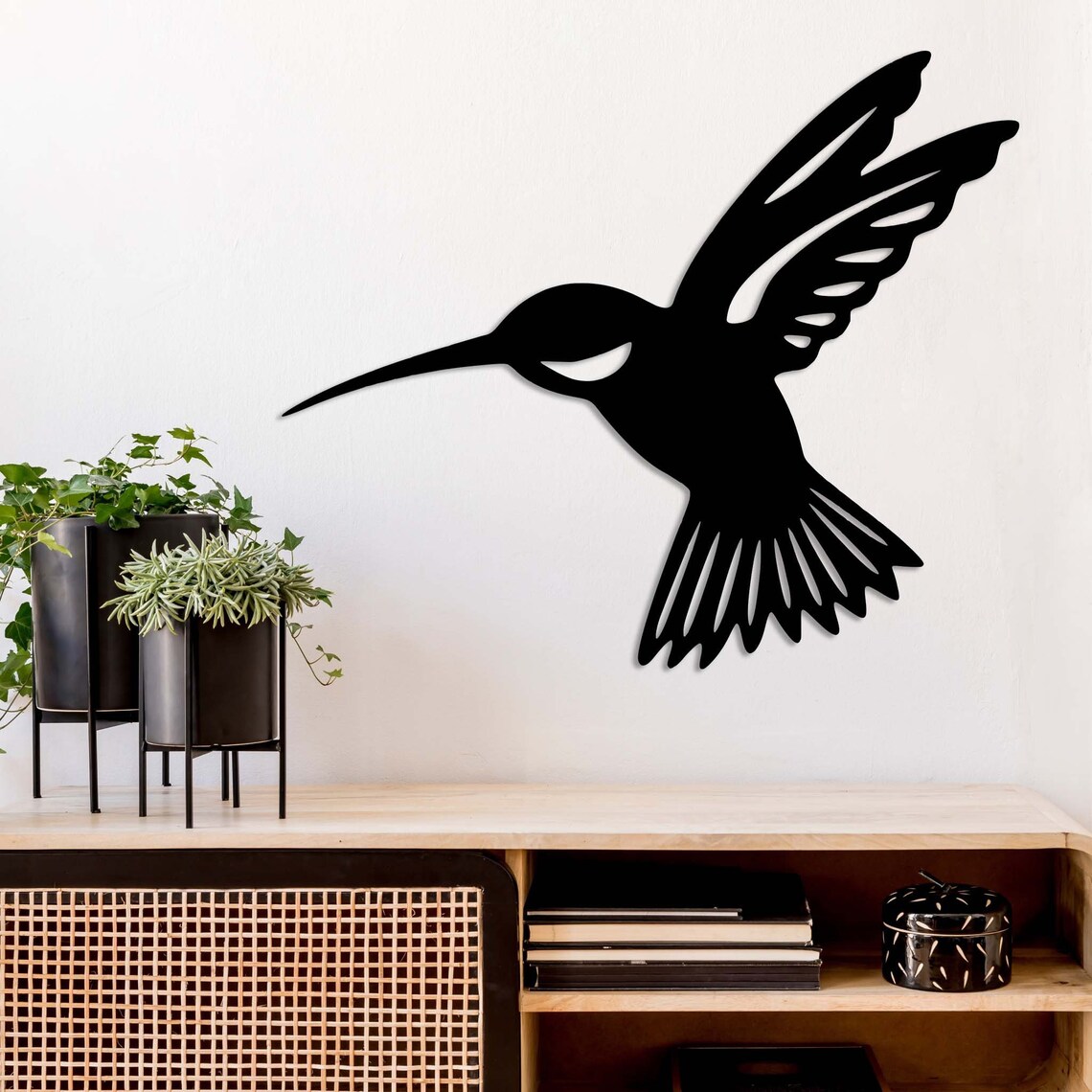 Hummingbird Metal Wall Art / Housewarming Gift / Home Decor Etsy