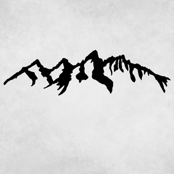 Teton Mountains Alternative - Metal Wall Art / Housewarming Gift / Home Decor / Metal Wall Decoration / Mountains Wall Art, ACM