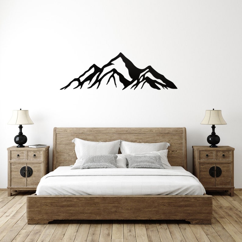 Rocky Mountains Metal Wall Art / Housewarming Gift / Home Etsy