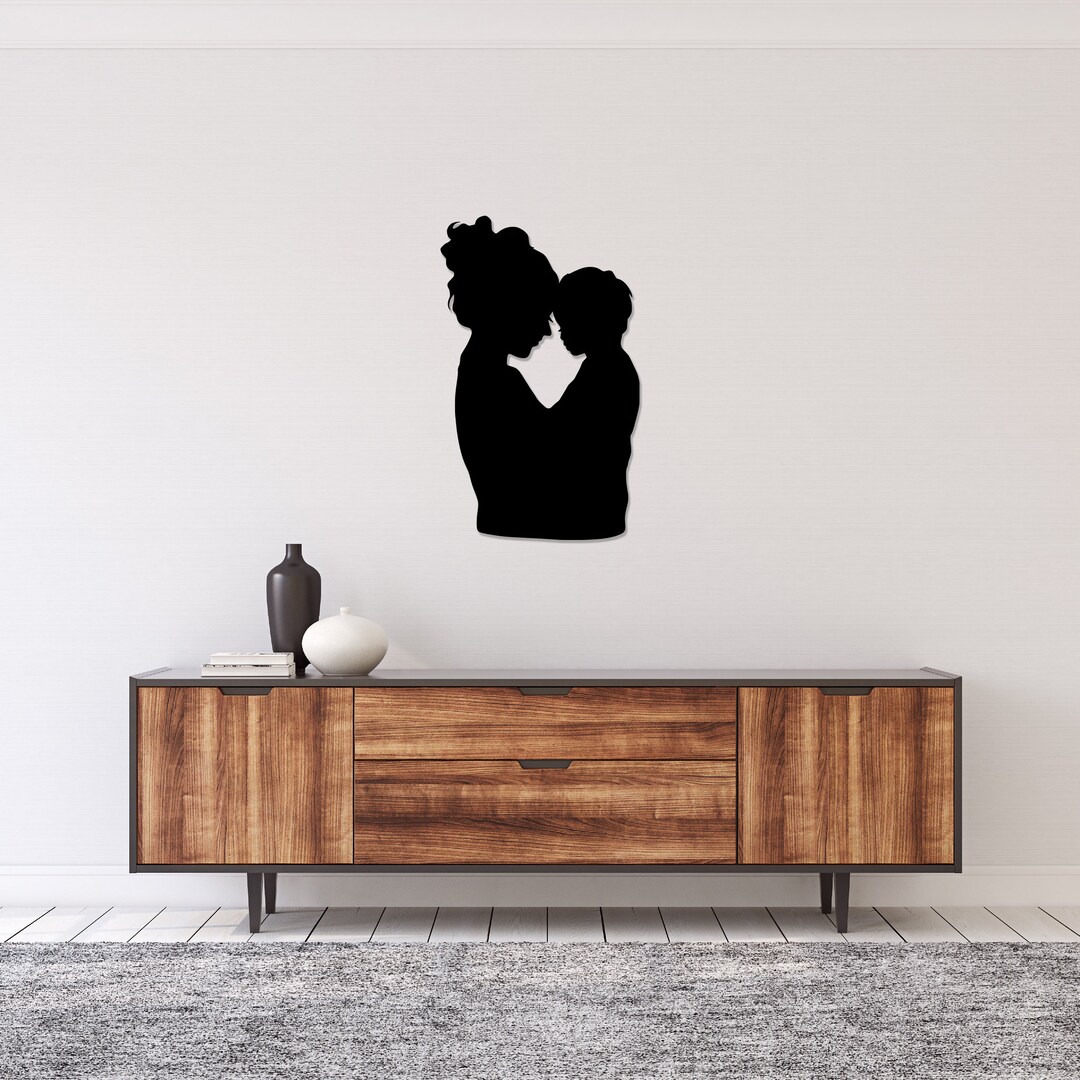 Mommy and Me Metal Wall Art - Mother's Day Gift - Etsy