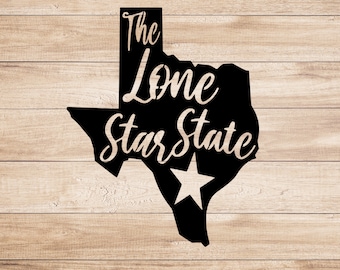 Texas Lone Star Metal Wall Art: Indoor/Outdoor State Sign