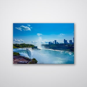 Niagara Falls Print | Niagara Canvas Wall Art | Artwork Wooden Frame | Painting Niagara Falls | Niagara Falls  Art | Niagara Falls Decor