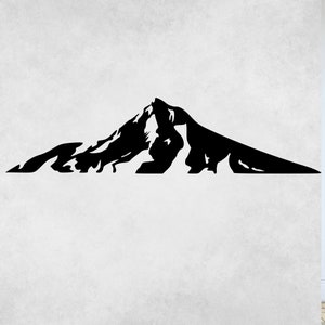 Mount Hood Metal Wall Art: Oregon Mountain Decor