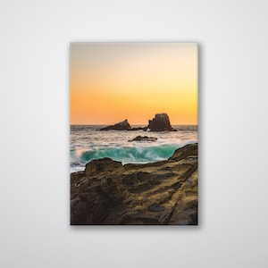 Laguna Beach Sunset Print: Heisler Park, California Coastal Wall Art