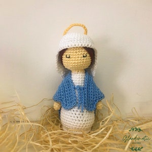 Virgin Mary Crochet - Amigurumi Doll Mother Mary, Blessed Mary, Virgin Mother, Holy Mary, Mary Crochet, Mother Mary Doll