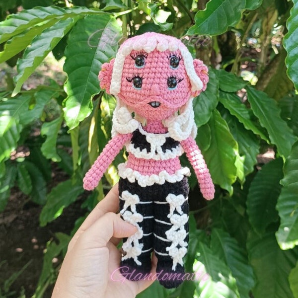 Crochet Melanie Inspired Doll - Popular Singer Plush Toy - Latina Songwriter Amigurumi - Gift for Fan