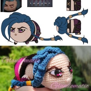 Custom Character Tsum Tsum Crochet Doll - Custom Mini Plush Commission - Anime, Manga, TV Show Collectible Stuffed Toys - Look Alike Doll