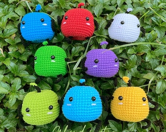 Stardew Valley Junimo Häkelpuppe - Junimo Stofftier Plüschtier, Stardew Valley Liebhaber Geschenk, Benutzerdefinierte LGBT-Farben