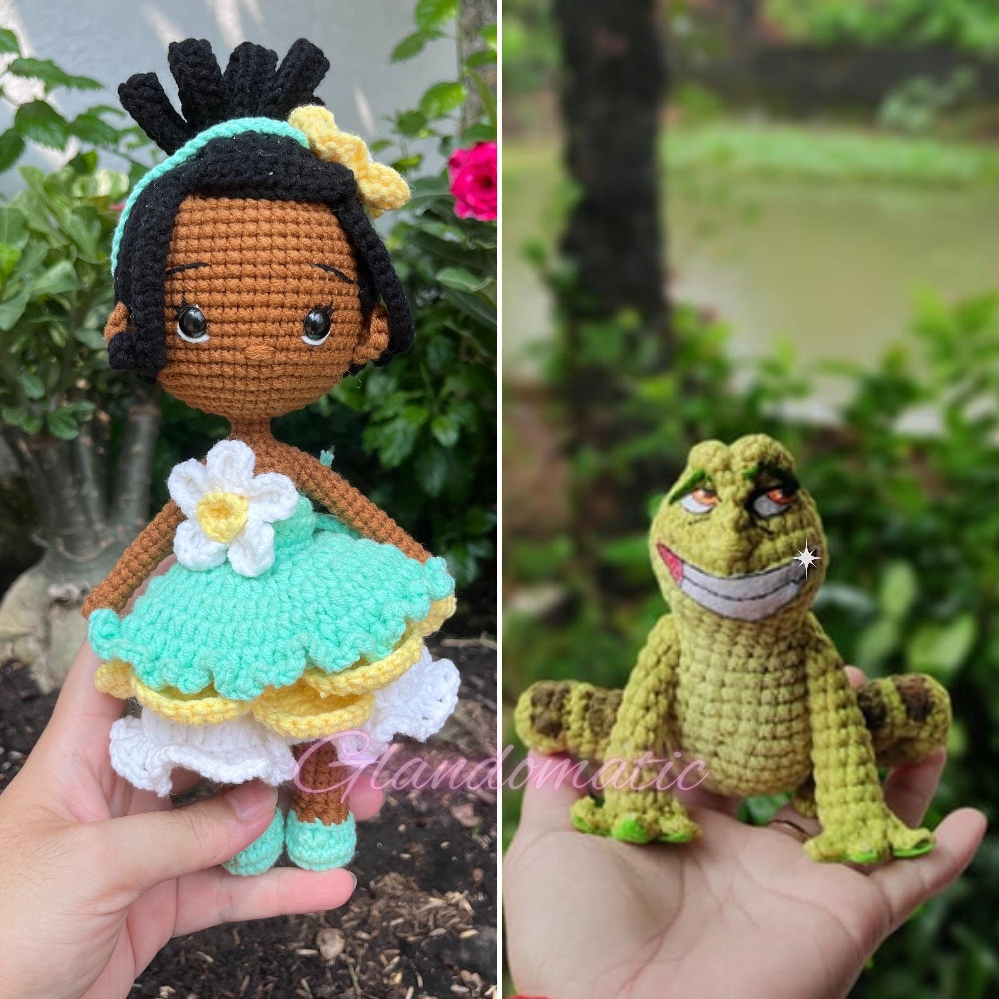 DISNEY The Princess and the Frog Toddler Tiana Plush Doll - 7.7