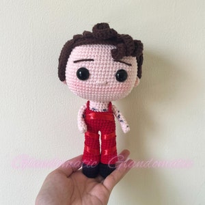 Funko Pop Musician Crochet Doll - Famous Singer Inspired Plush Doll - Celeb Plushie - Handmade Decor Art