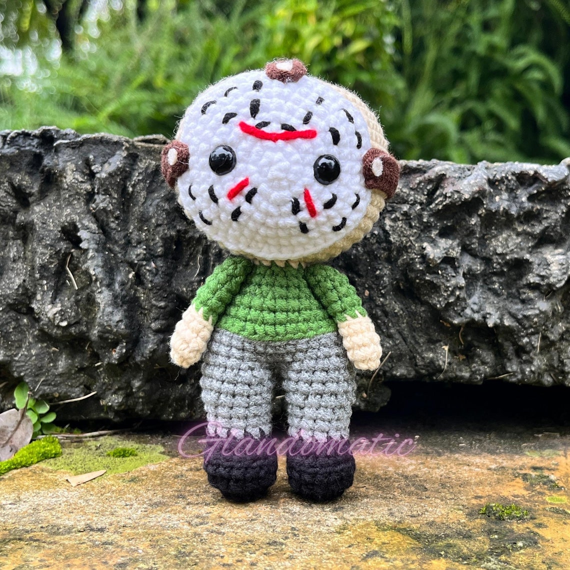 Crochet Jason Vorhees Doll Horror Movie Character Plush Toy - Etsy