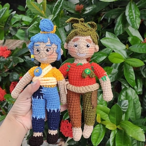 May y Cody, se necesitan dos muñecos de ganchillo inspirados - Se necesitan dos juguetes de peluche - Amigurumi del personaje del juego - Top Steam Game Crochet