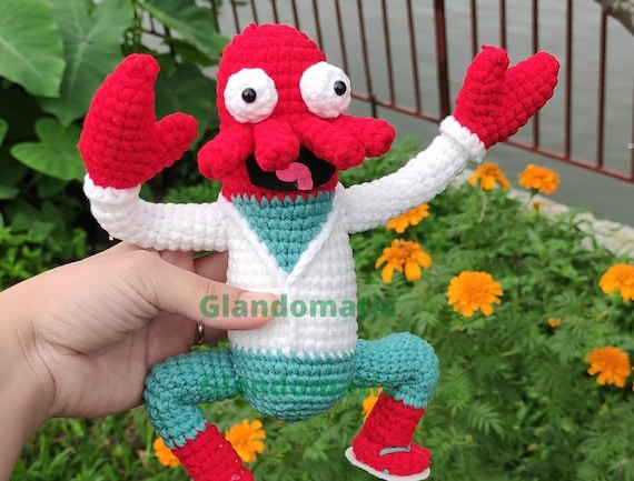 Dr. Zoidberg Crochet Dolls - Crochet Your Favorite Character Plush
