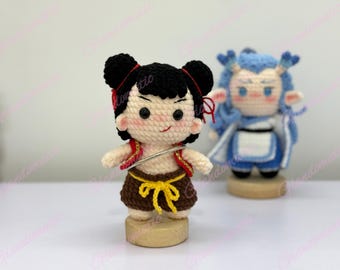 Ne Zha & Ao Bing Crochet Dolls – Chinese Mythology Amigurumi