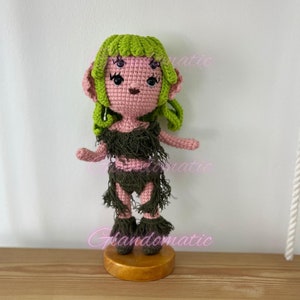 Crochet Melanie Inspired Plush Doll - Mels Inspire Amigurumi Doll, Popular Singer Plush Toy - Latina Songwriter Amigurumi - Gift for Fan