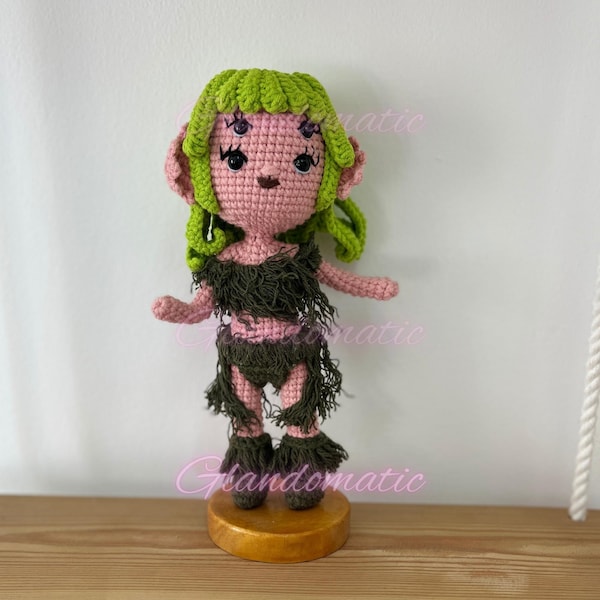 Haak Melanie geïnspireerd pluche pop - Mels Inspire Amigurumi pop, populaire zanger knuffel - Latina Songwriter Amigurumi - cadeau voor fan