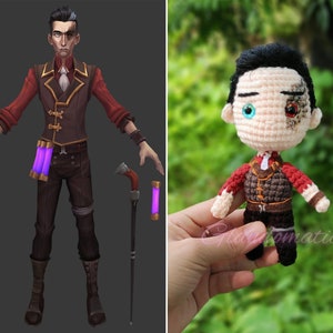 Silco Arcane Crochet Doll - Game Character LOL Plush - Game Character Stuffed - Made Any Champion Into Plushie