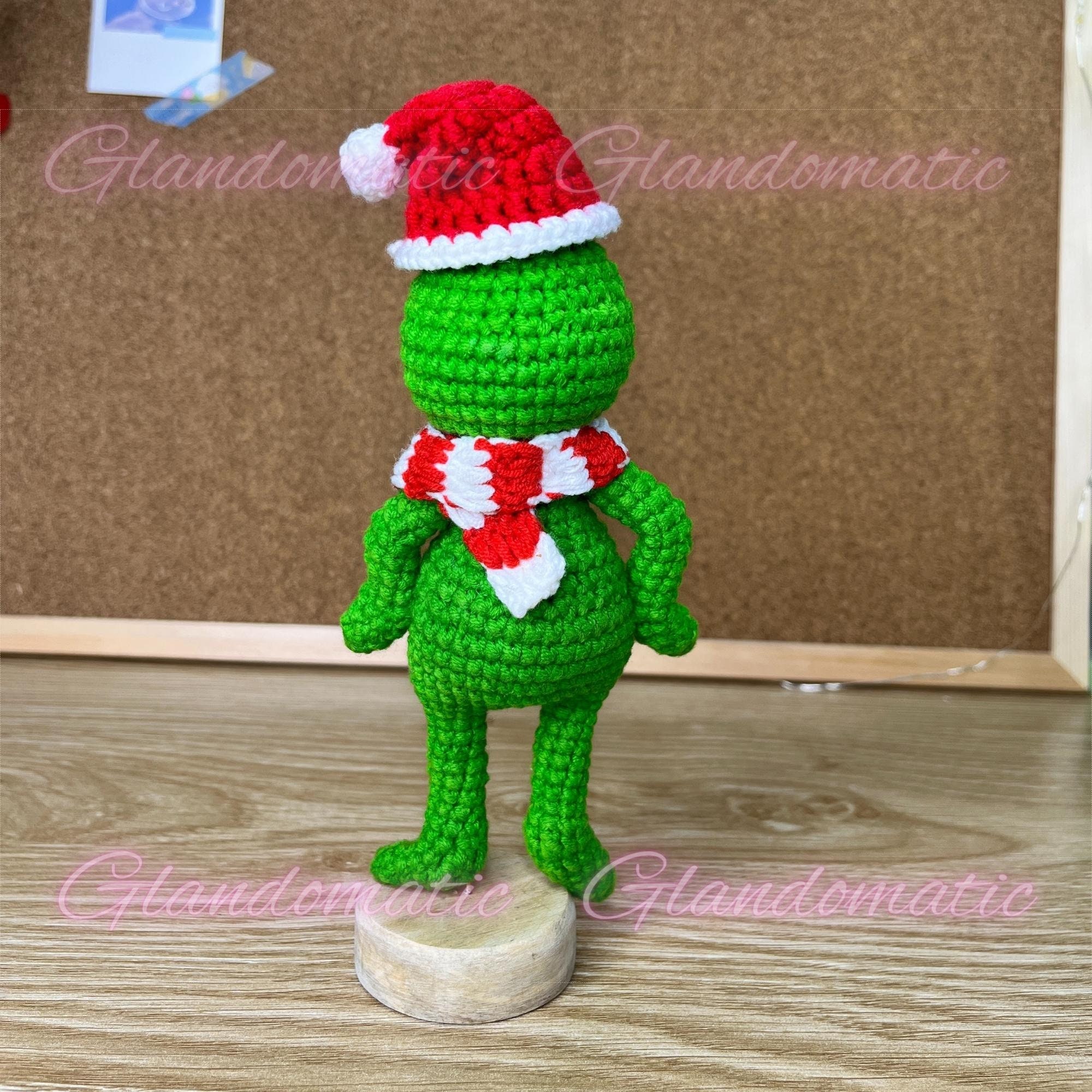 Squishy the Grinch How the Grinch Stole Christmas Whoville Squishmallow  Crochetmallow Pillow Handmade Crochet Amigurumi Plush Toy 