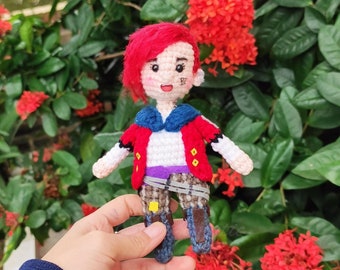 Custom Vi Arcane Crochet Doll - Crochet Champion LOL Plush - Hero Game Character Stuffed - Made Any Champion Into Plushie