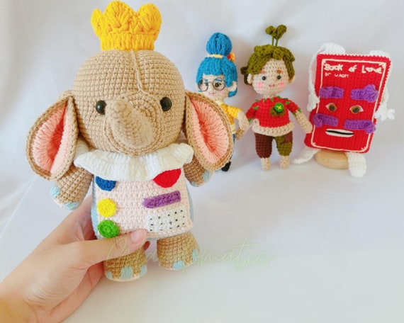 It Takes Two Crochet Cutie the Elephant Inspired Dolls 