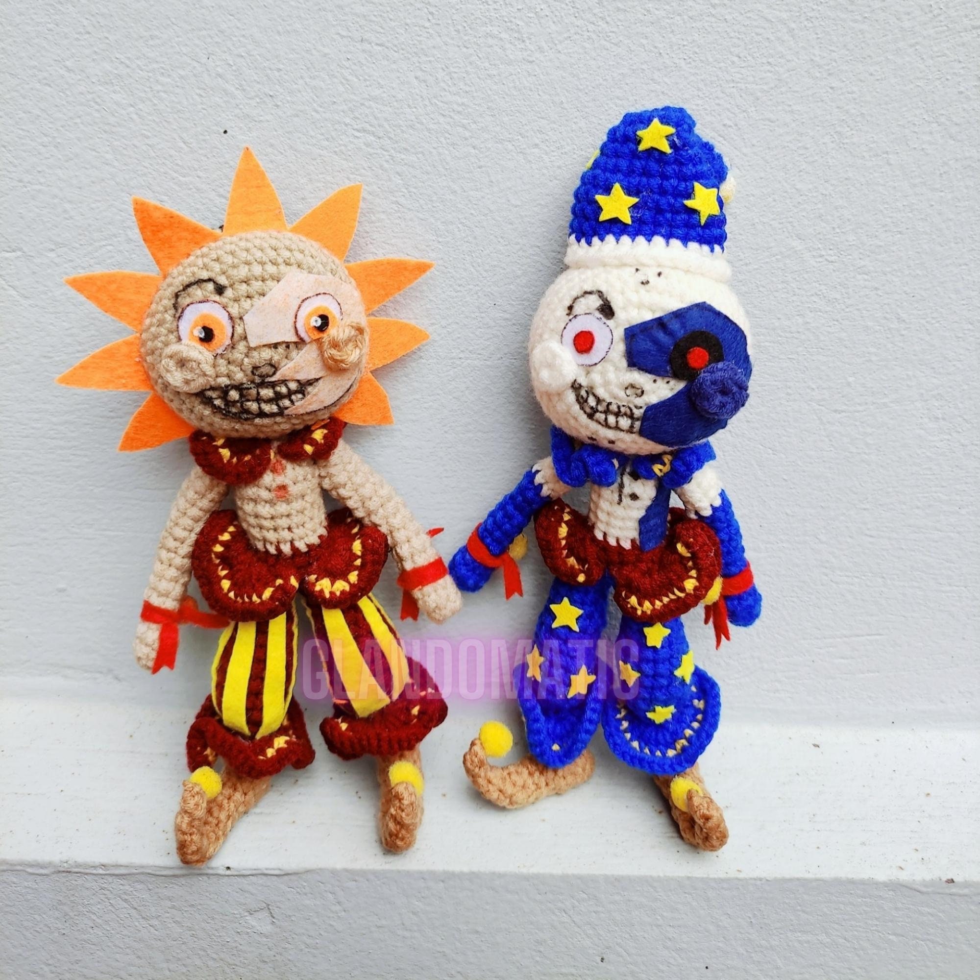 Sundrop Fnaf Plush, Sun Clown Doll Game Plush Toys 10 Inch Sundrop Fnaf  Plush