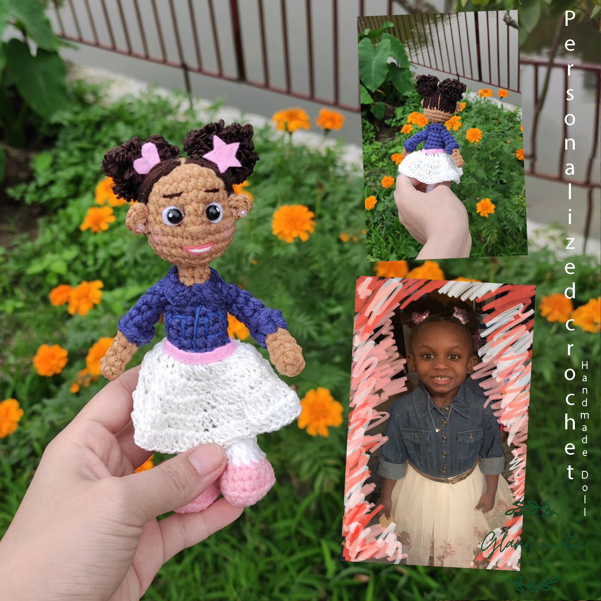 Mini Me Doll Custom Look Alike Plush Toy Custom Amigurumi Etsy UK
