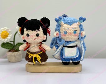 Ne Zha & Ao Bing Crochet Dolls – Chinese Mythology Amigurumi
