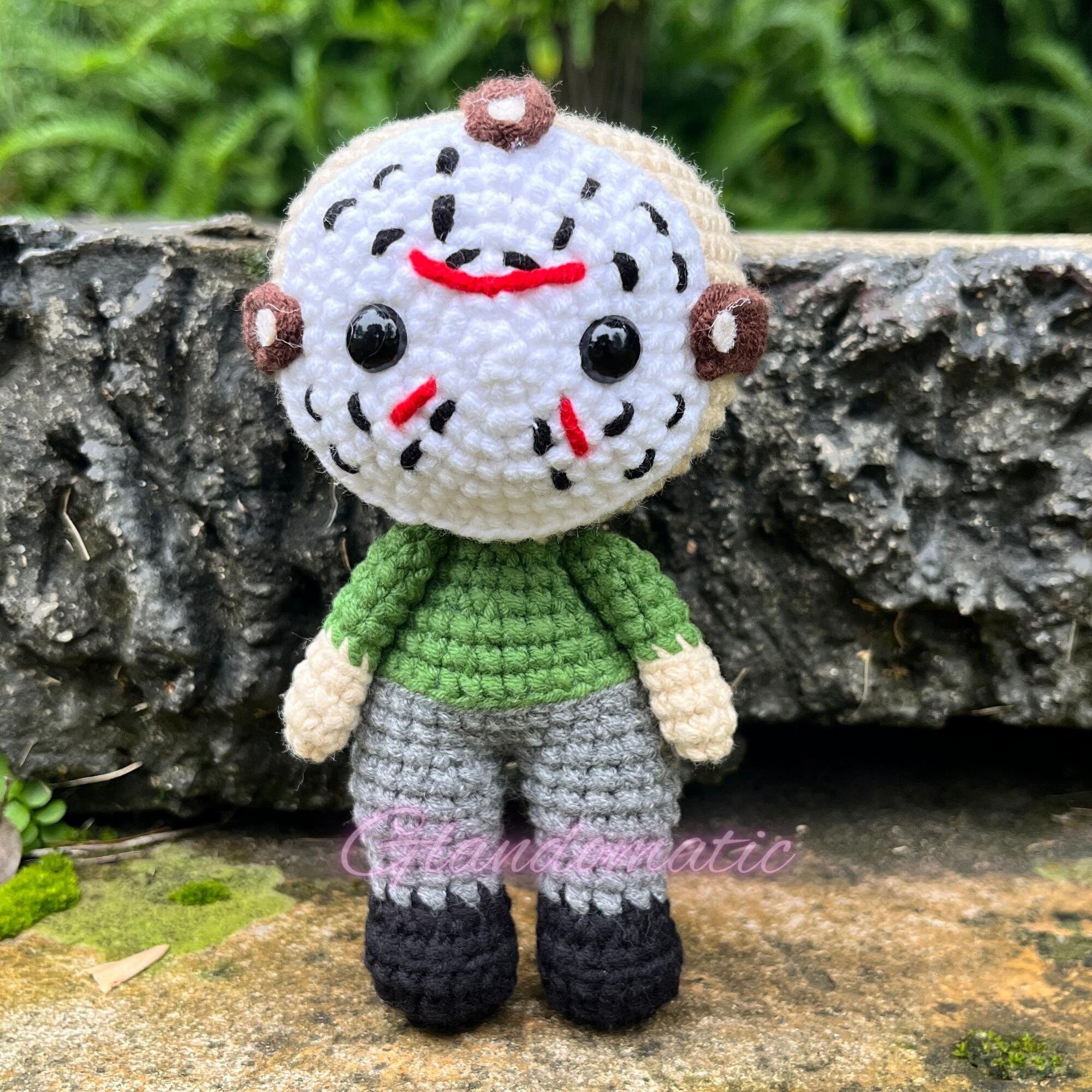 Crochet Jason Vorhees Doll - Horror Movie Character Plush Toy