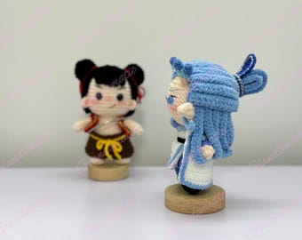 Ne Zha & Ao Bing Crochet Dolls – Chinese Mythology Amigurumi