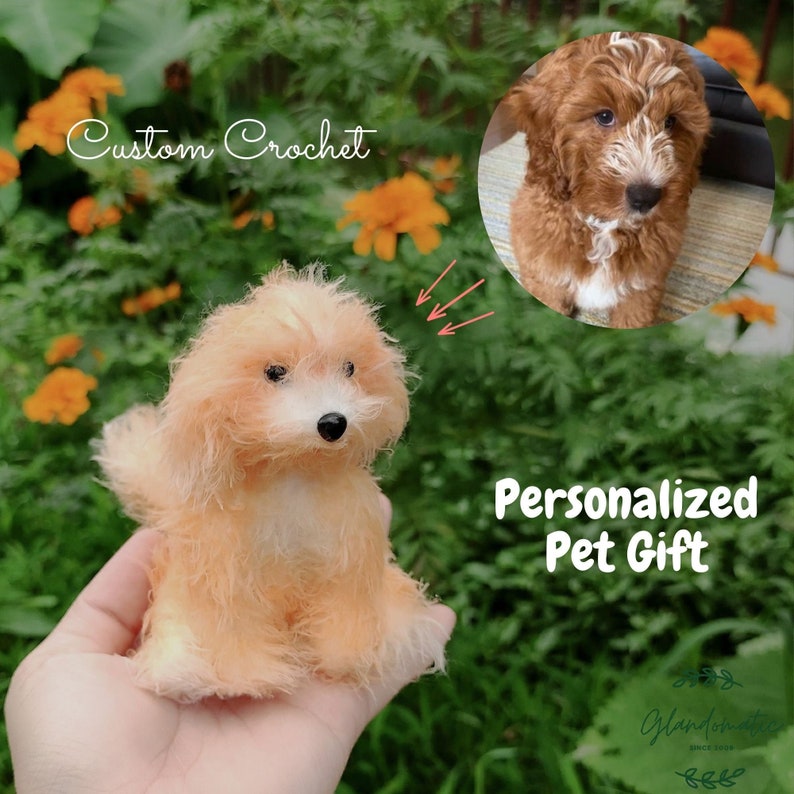 Crochet Dog Plush Doll Personalized Dog Amigurumi Doll Etsy