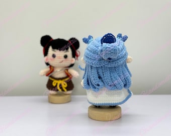 Ne Zha & Ao Bing Crochet Dolls – Chinese Mythology Amigurumi