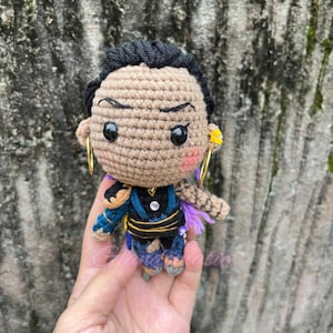 Crochet Reyna Valorant Agent Doll - Custom Valorant Character Plush Toy - Zyanya Mondragón Stuffed