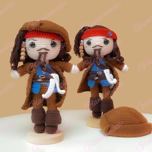 Pirate Crochet Doll - Pirates of the Caribbean Plush Toy