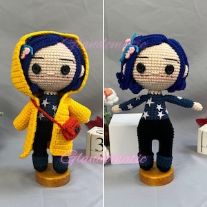 Brave Idol Crochet Doll - Movie Girl Plush Toys - Curious Little Girl - Smart Heroine Amigurumi
