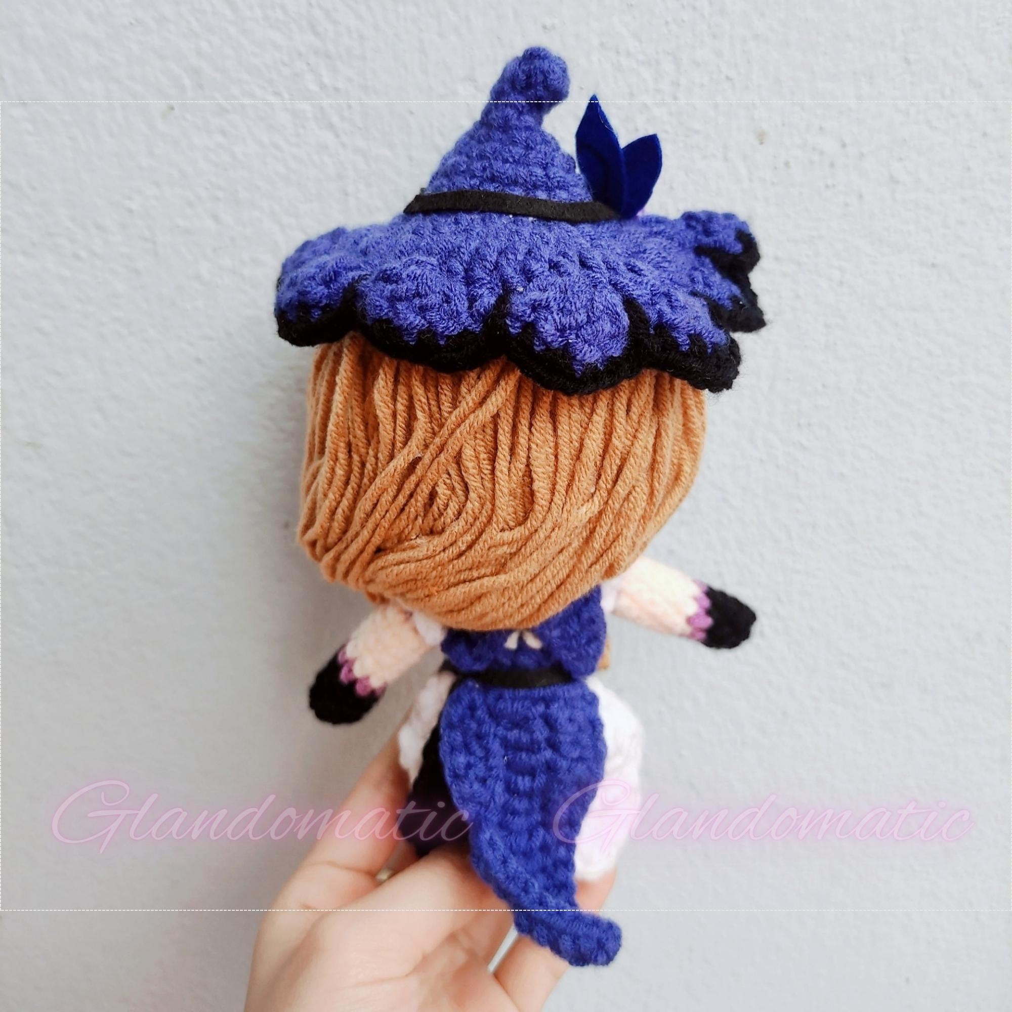 Genshin Impact Lisa Crochet Doll Game Character Plush Etsy