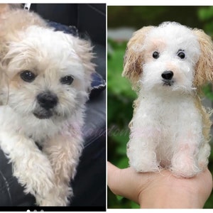 Custom Dog Stuffed - Crochet Puppy Plush Dolls - Personalized Pet Plushie - Mini Dog Doll - Best Friend's Mom/Dad