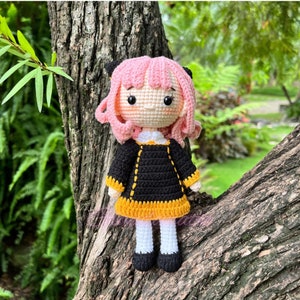 Crochet Anime Character Doll - Manga Character Plush - Chihuahua Girl Amigurumi - Princess Soft Toy