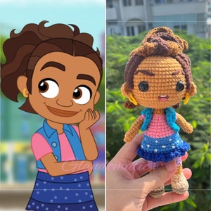 Crochet Kid Show Character Doll - Children Plush Toy - Gift for Kids - Baby Amigurumi - Crib&#39;s Toy