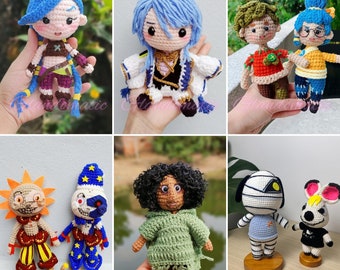 Custom Your Favorite Character Crochet Doll - Custom Plush Commission - Any Cartoons, Actors, Anime, TV Show Crochet Doll - Look Alike Gifts