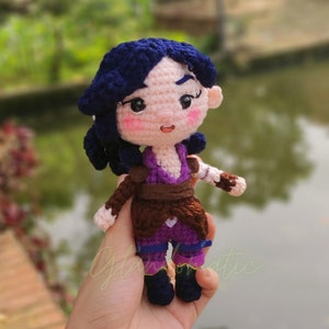 Custom Arcane Caitlyn Plush Commission - Sheriff of Pitlover LOL Crochet Doll - Game Character Plushie - Made Any Champion Into Doll