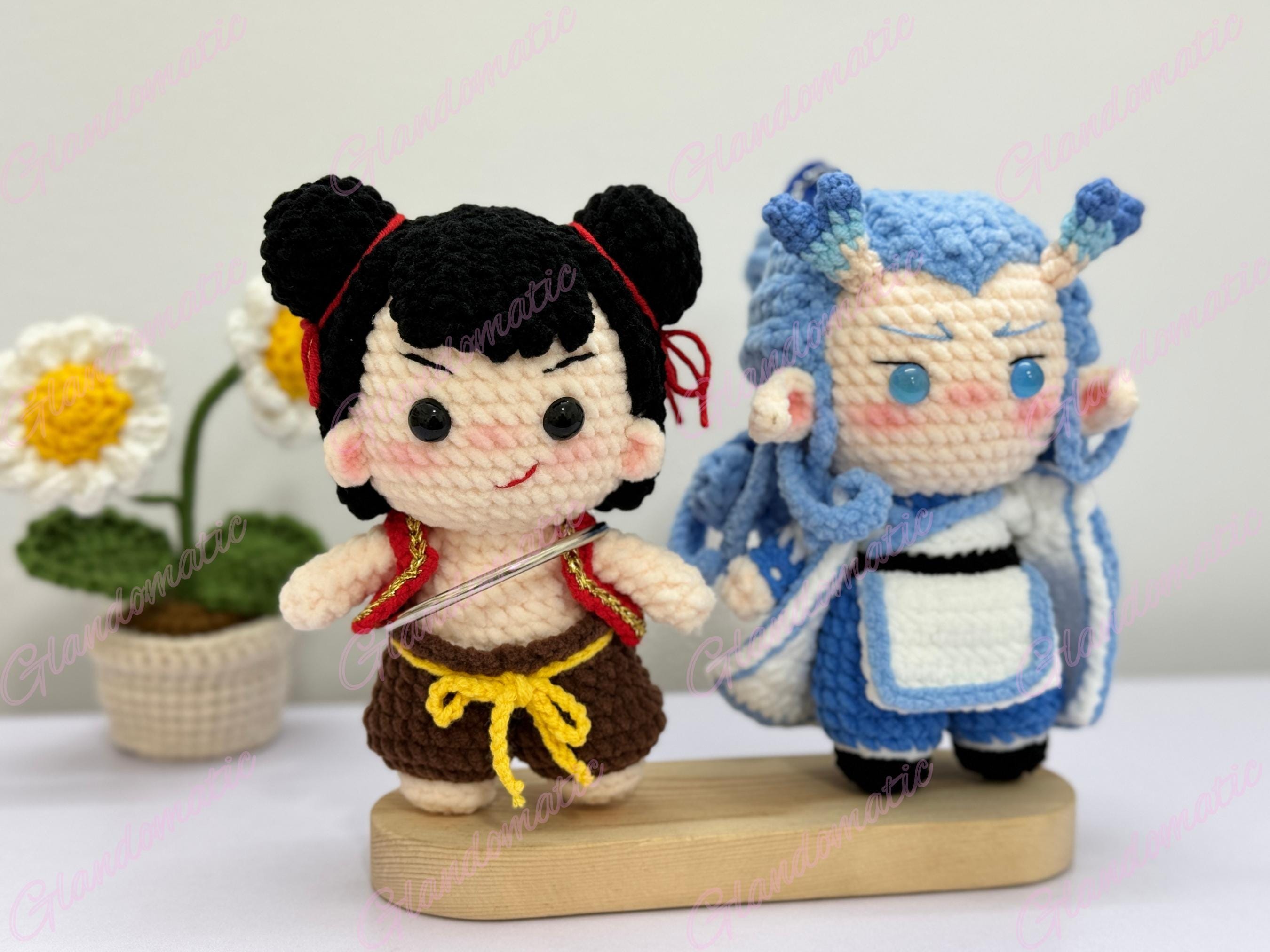 Ne Zha & Ao Bing Crochet Dolls – Chinese Mythology Amigurumi