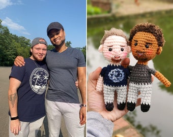 Personalized Crochet Doll - Custom Crochet Picture into Plush - Dolls That Look Like Me - Crochet Memory Plush - Look Alike Stuffed Toy