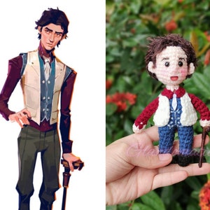 Viktor Arcane Crochet Doll - Game Character LOL Plush - Game Character Stuffed - Made Any Champion Into Plushie