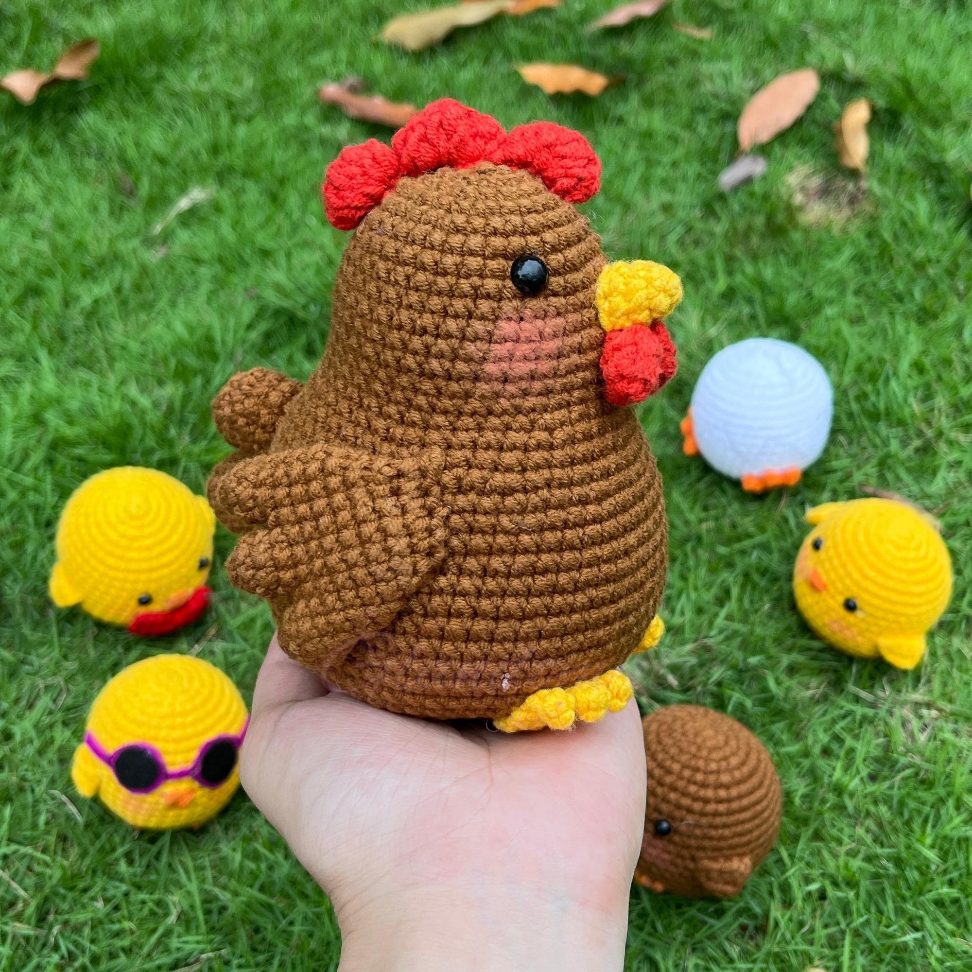 Crochet Chicken Plush – Snacksies Handicraft