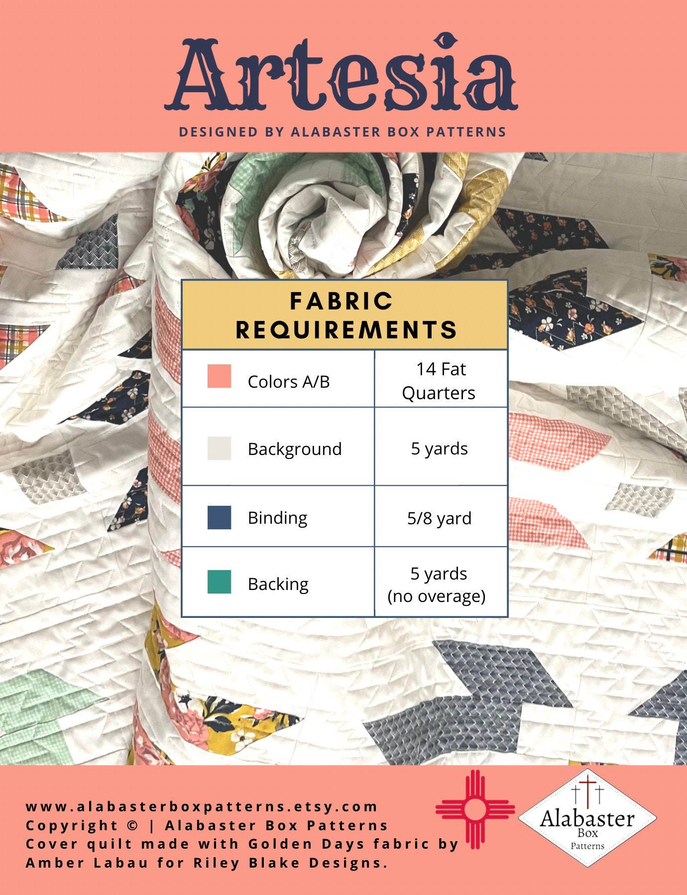 Artesia PDF Quilt Pattern - Etsy