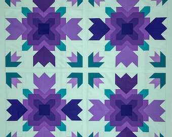 Het pdf-quiltpatroon The Bride