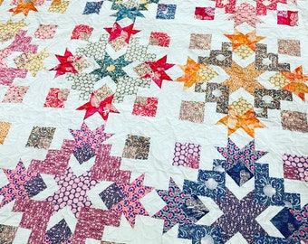 Tides Quilt Pattern (PRINT version mailed to you)