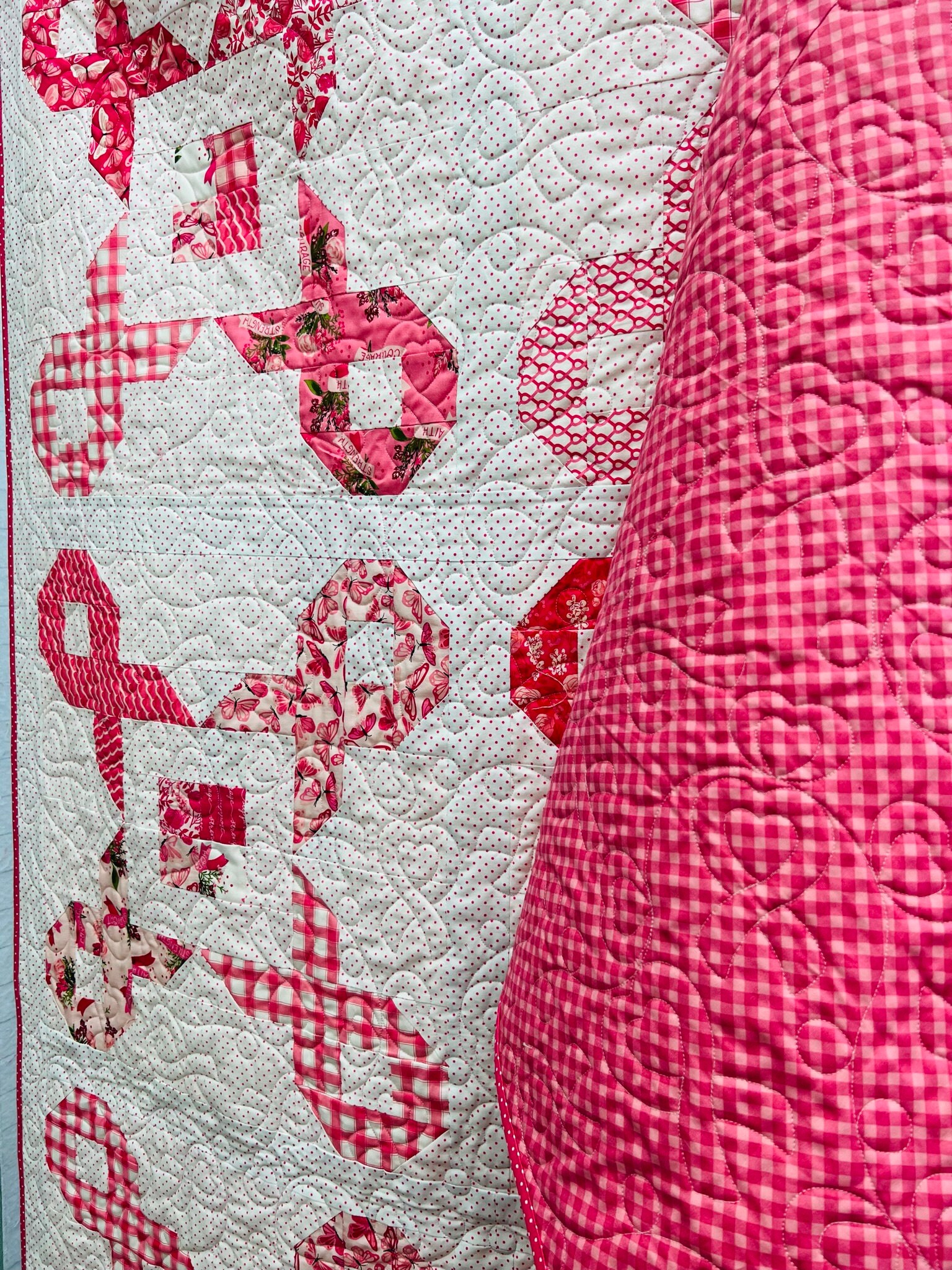 For Melly Pink Ribbon PDF Quilt Pattern - Etsy