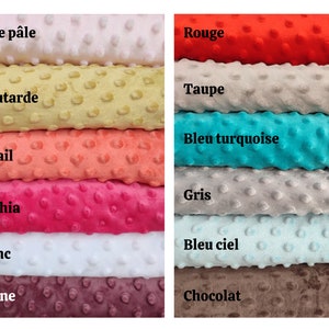 Couverture bébé personnalisée en broderie minky triple épaisseur très chaude/automne,hiverprémium zdjęcie 5